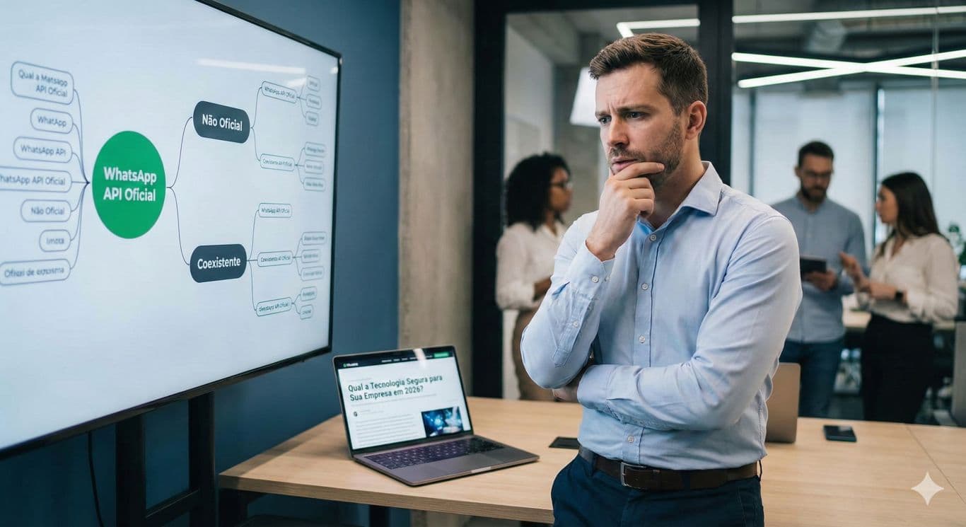 WhatsApp API Oficial, Não Oficial ou Coexistente: Qual a Tecnologia Segura para Sua Empresa em 2026?