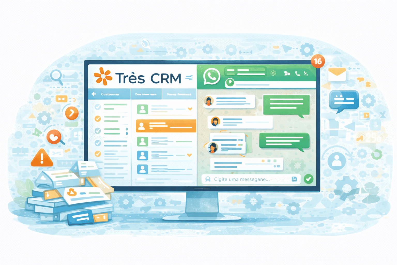 CRM com WhatsApp: o fim das conversas perdidas no atendimento